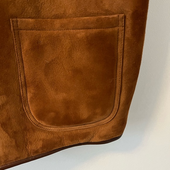 Homecore Leather and Suede Shearling Vest - Picture 3 of 15